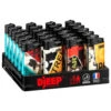 Barquette De 24 Briquets Djeep Assortis - Ripped Paper 2 Barquette De 24 Briquets Djeep Assortis - Ripped Paper -Fumeurs Fournitures Magasin barquette de 24 briquets djeep assortis ripped paper