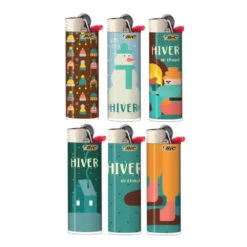 Bic Barquette De 50 Briquets J26 Hiver 5 Bic Barquette De 50 Briquets J26 Hiver -Fumeurs Fournitures Magasin barquette de 50 briquets j26 arabesque 1