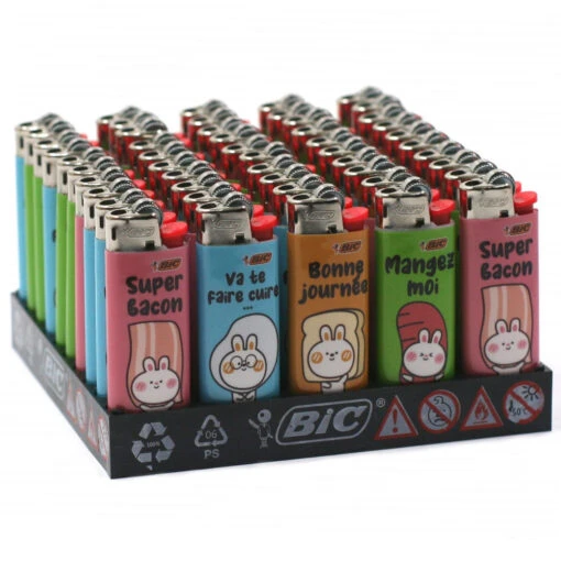 Bic Barquette De 50 Briquets Mini J25 Good Morning