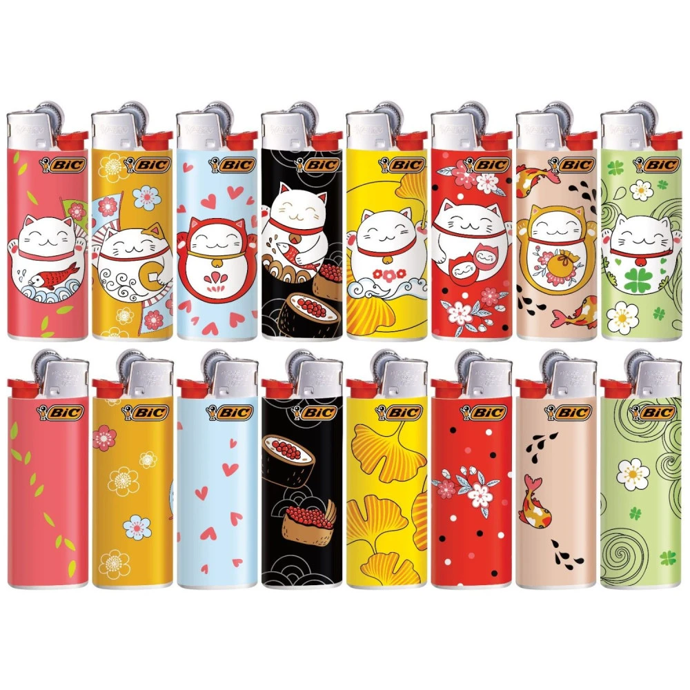 Bic Barquette De 50 Briquets Mini J25 Manga Cats 4 Bic Barquette De 50 Briquets Mini J25 Manga Cats – Image 2