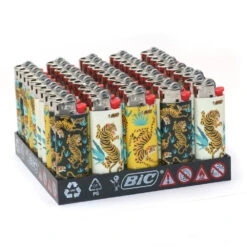 Bic Barquette De 50 Briquets Mini J25 Tiger