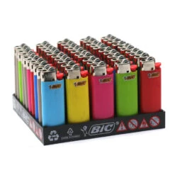 Bic Mini Briquets Jetables Assortis Lot De 50