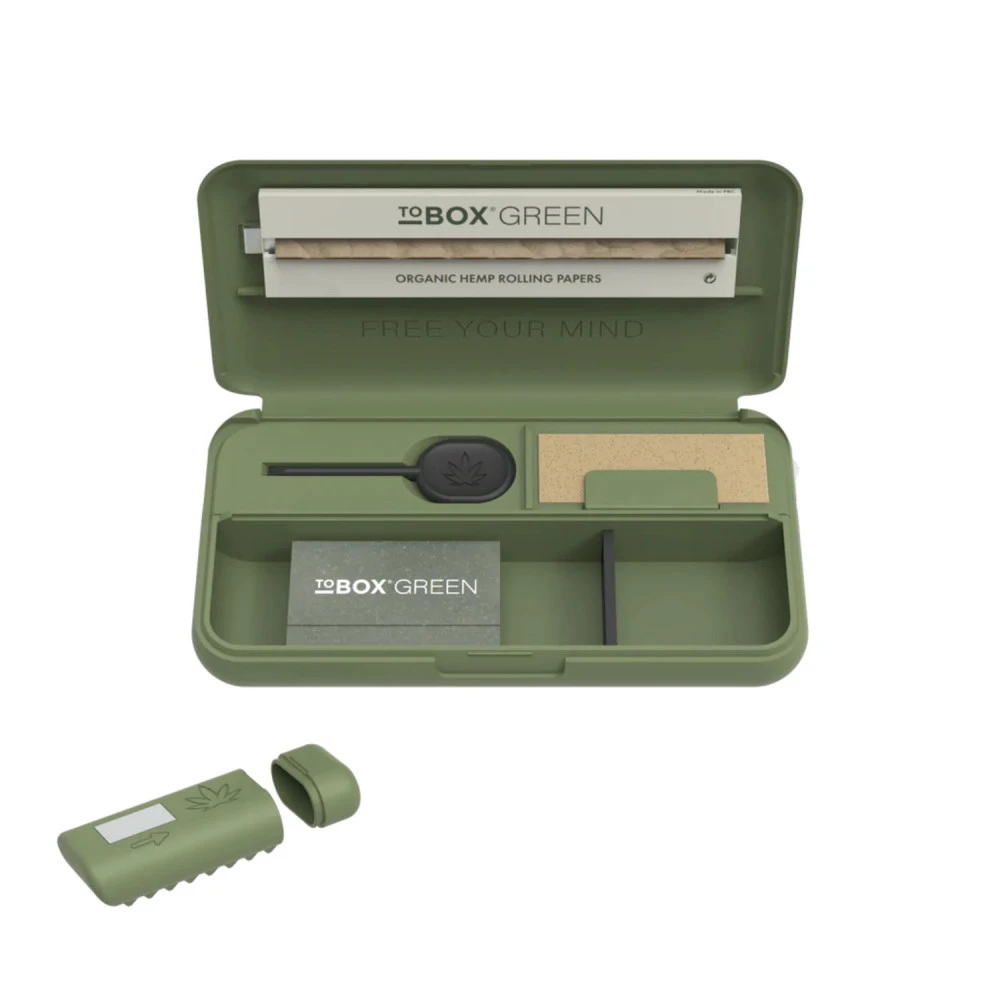 Boite à Tabac Slim Verte Multi Usage - Tobox Green 4 Boite à Tabac Slim Verte Multi Usage - Tobox Green – Image 2