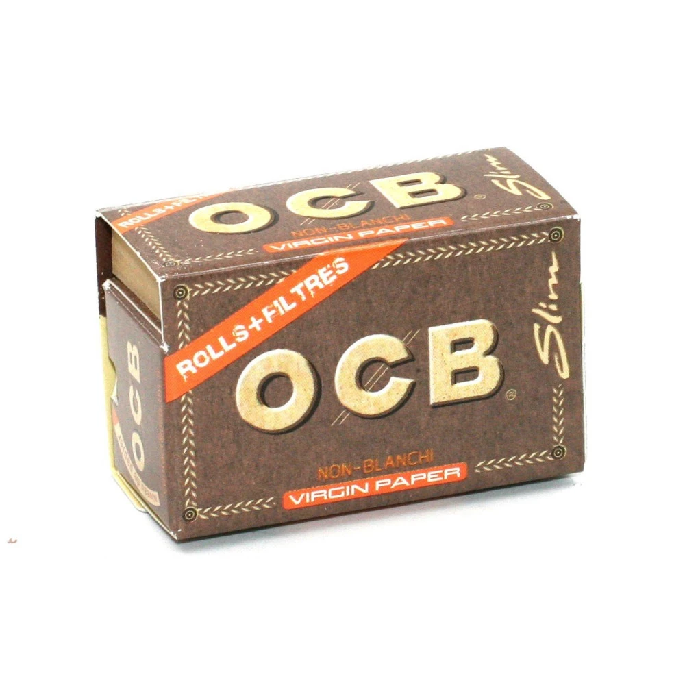 Boite De 16 Rouleaux De Feuilles Virgin Paper + Filtres (Rolls) Slim - OCB Non Blanchi 4 Boite De 16 Rouleaux De Feuilles Virgin Paper + Filtres (Rolls) Slim - OCB Non Blanchi – Image 2