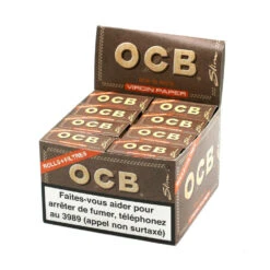 Boite De 16 Rouleaux De Feuilles Virgin Paper + Filtres (Rolls) Slim - OCB Non Blanchi
