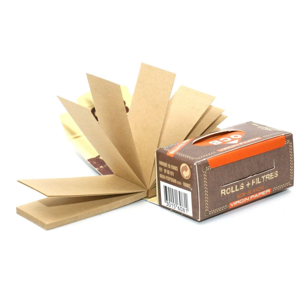 Boite De 16 Rouleaux De Feuilles Virgin Paper + Filtres (Rolls) Slim - OCB Non Blanchi 6 Boite De 16 Rouleaux De Feuilles Virgin Paper + Filtres (Rolls) Slim - OCB Non Blanchi – Image 4