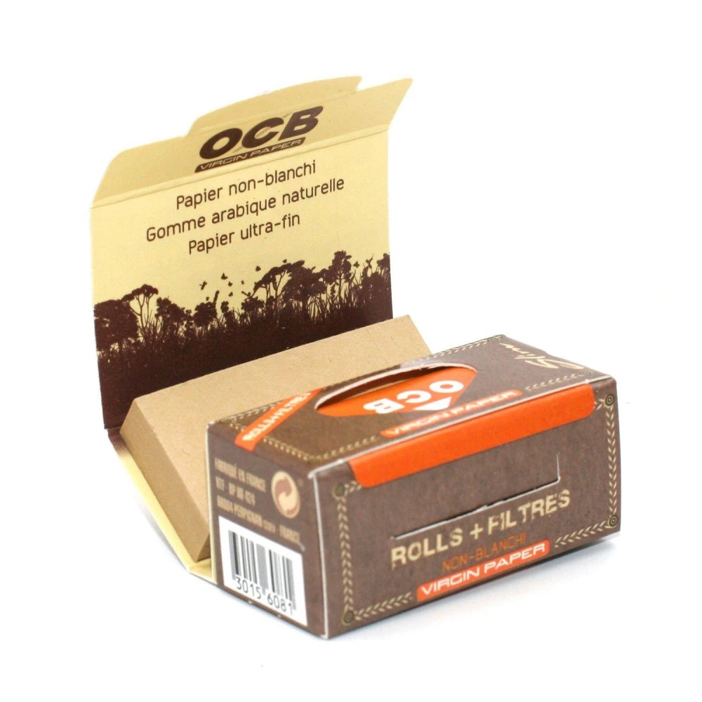 Boite De 16 Rouleaux De Feuilles Virgin Paper + Filtres (Rolls) Slim - OCB Non Blanchi 7 Boite De 16 Rouleaux De Feuilles Virgin Paper + Filtres (Rolls) Slim - OCB Non Blanchi – Image 5