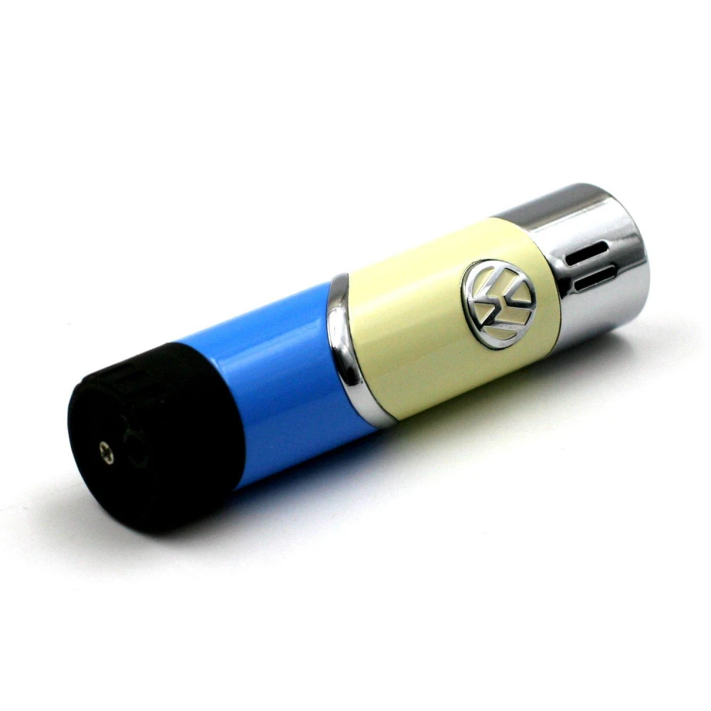 Briquet Cylindre Bicolore Volkswagen Bleu Et Beige 4 Briquet Cylindre Bicolore Volkswagen Bleu Et Beige – Image 2