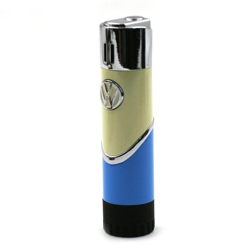 Briquet Cylindre Bicolore Volkswagen Bleu Et Beige 5 Briquet Cylindre Bicolore Volkswagen Bleu Et Beige – Image 3