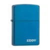 Briquet Zippo Logo - Saphir 1 Briquet Zippo Logo - Saphir -Fumeurs Fournitures Magasin briquet zippo logo saphir