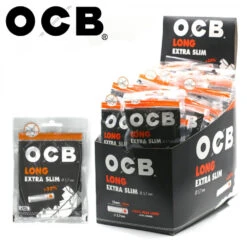 Carton De Cinquante Paquets De Filtres OCB Long Extra Slim