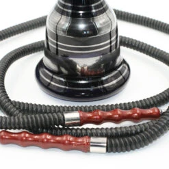 Chicha Al Malik - Double Tuyaux - Argent 8 Chicha Al Malik - Double Tuyaux - Argent -Fumeurs Fournitures Magasin chicha al malik double tuyaux argent 2