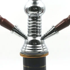 Chicha Al Malik - Double Tuyaux - Or 10 Chicha Al Malik - Double Tuyaux - Or -Fumeurs Fournitures Magasin chicha al malik double tuyaux or 3