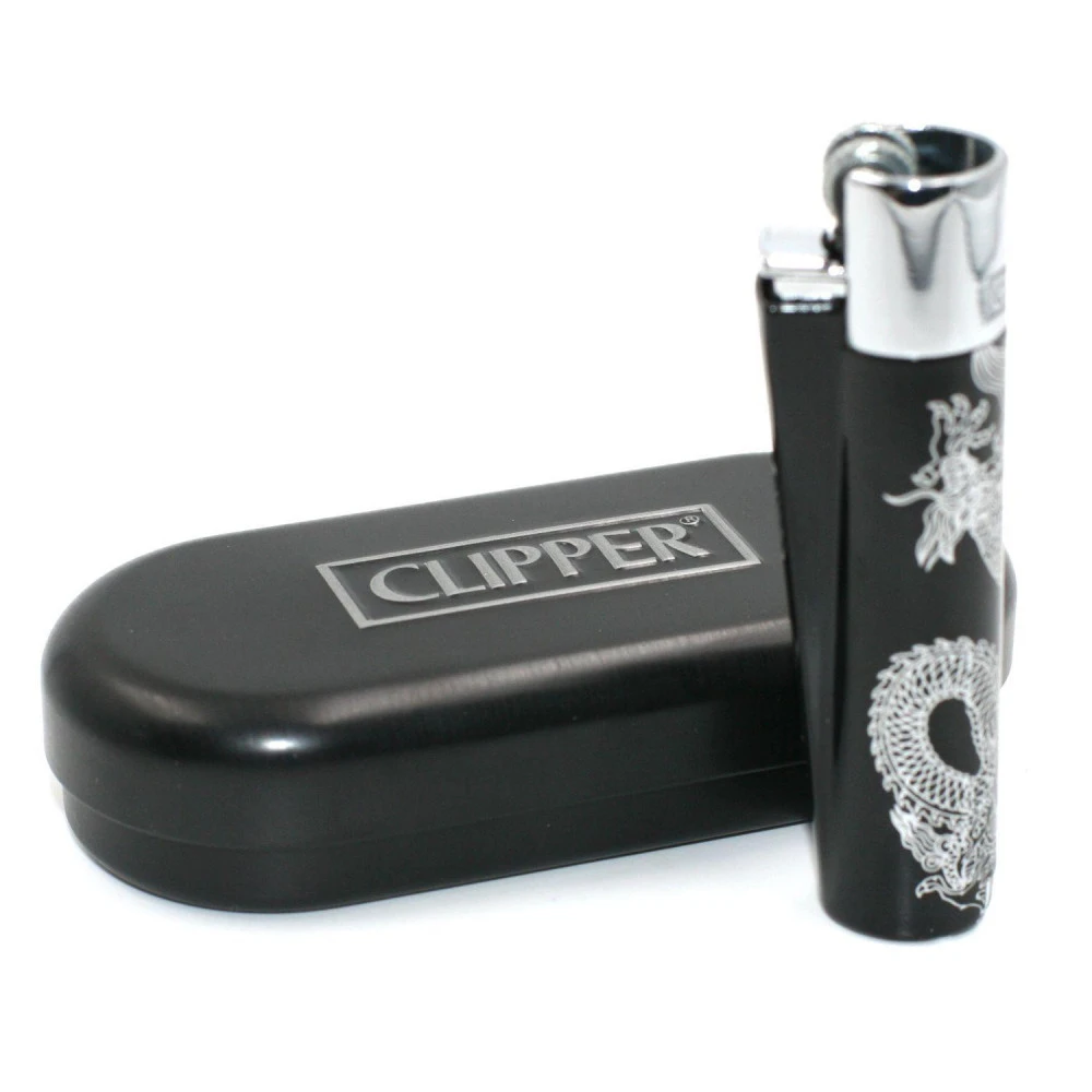 Clipper Métal Avec Etui – Black Super Dragons 3 Clipper Métal Avec Etui – Black Super Dragons