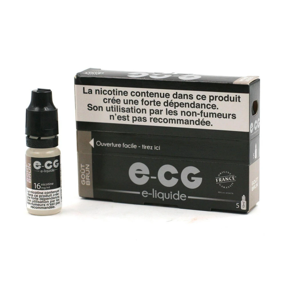 Lot De 5 Flacons E-CG - Brun 16 Mg/ml 3 Lot De 5 Flacons E-CG - Brun 16 Mg/ml