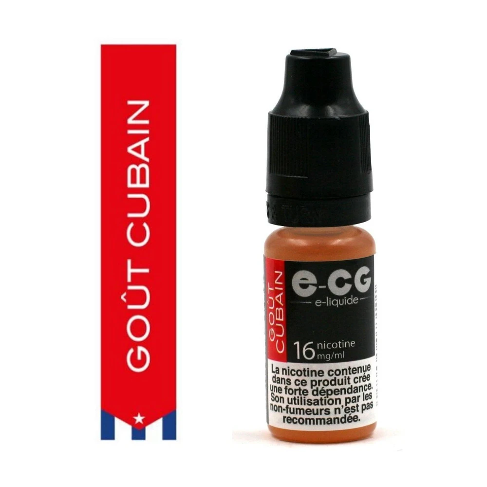 Lot De 5 Flacons E-CG - Cubain 16 Mg/ml 5 Lot De 5 Flacons E-CG - Cubain 16 Mg/ml – Image 3