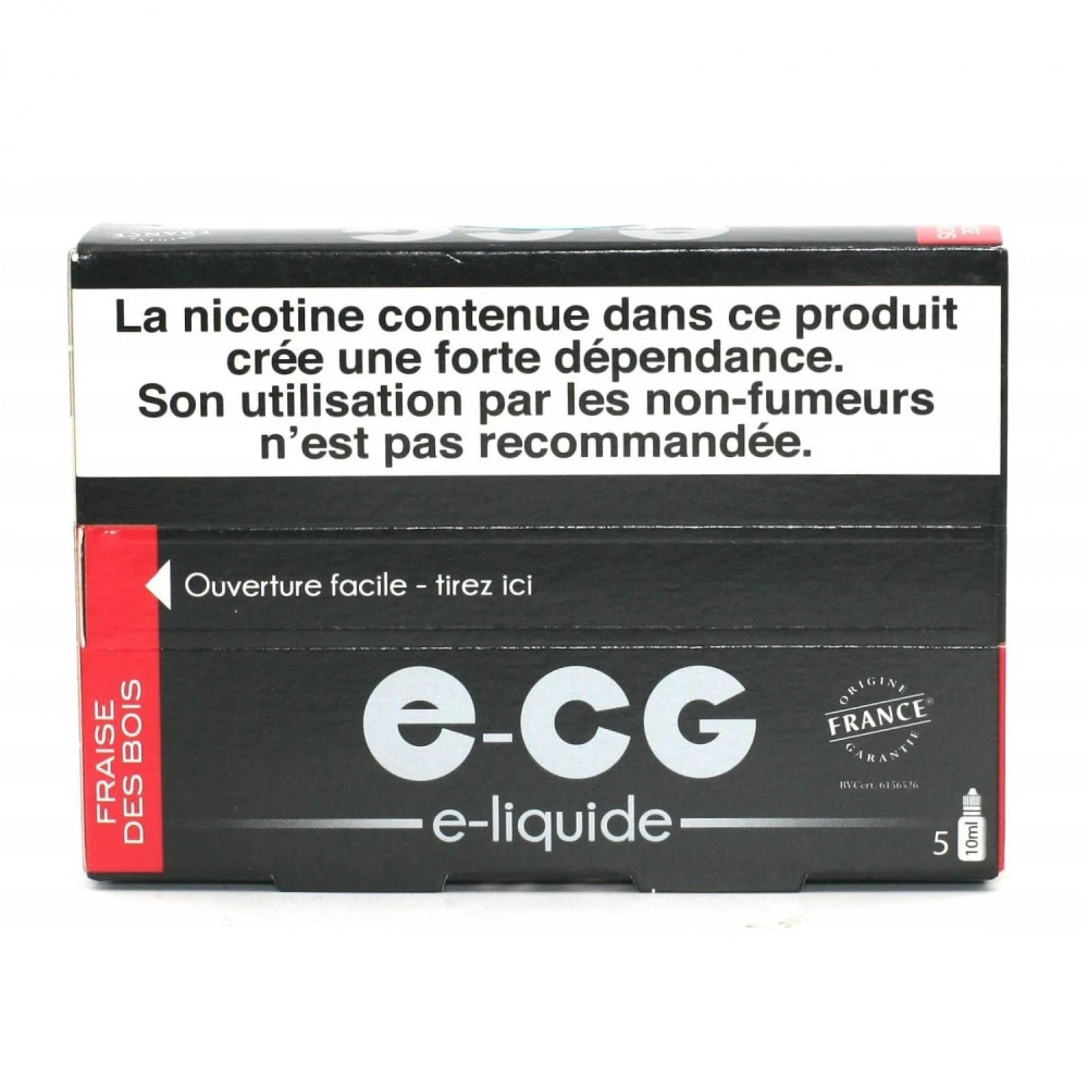 Lot De 5 Flacons E-CG - Fraise Des Bois 11 Mg/ml 4 Lot De 5 Flacons E-CG - Fraise Des Bois 11 Mg/ml – Image 2