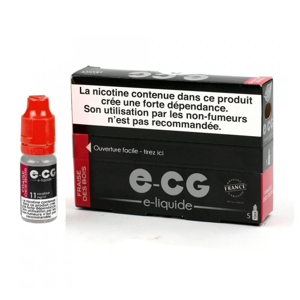 Lot De 5 Flacons E-CG - Fraise Des Bois 11 Mg/ml 3 Lot De 5 Flacons E-CG - Fraise Des Bois 11 Mg/ml