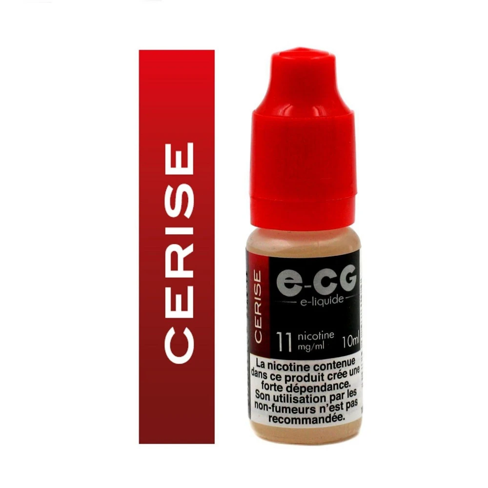 Lot De 5 Flacons E-CG - Goût Cerise 11 Mg/ml 5 Lot De 5 Flacons E-CG - Goût Cerise 11 Mg/ml – Image 3