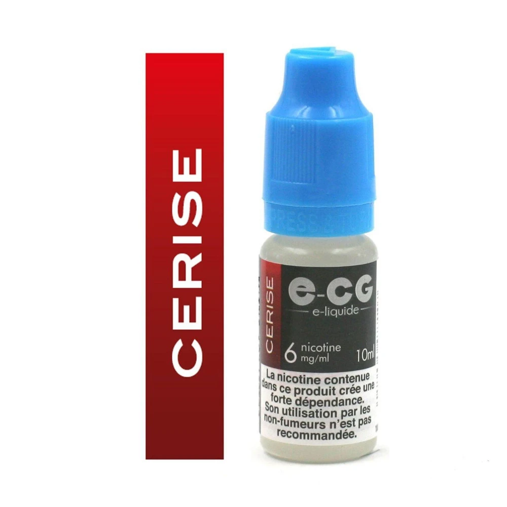 Lot De 5 Flacons E-CG - Goût Cerise 6 Mg/ml 5 Lot De 5 Flacons E-CG - Goût Cerise 6 Mg/ml – Image 3