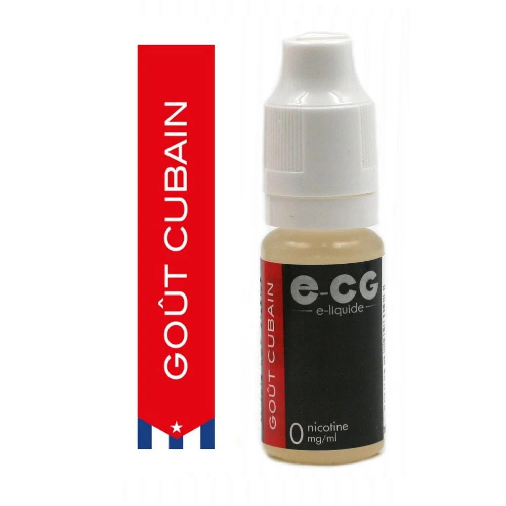 Lot De 5 Flacons E-CG - Goût Cubain 0 Mg/ml 4 Lot De 5 Flacons E-CG - Goût Cubain 0 Mg/ml – Image 2