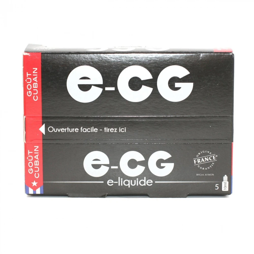 Lot De 5 Flacons E-CG - Goût Cubain 0 Mg/ml 5 Lot De 5 Flacons E-CG - Goût Cubain 0 Mg/ml – Image 3
