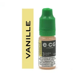 Lot De 5 Flacons E-CG - Goût Vanille 3 Mg/ml -Fumeurs Fournitures Magasin lot de 5 flacons e cg gout vanille 3 mg ml 2