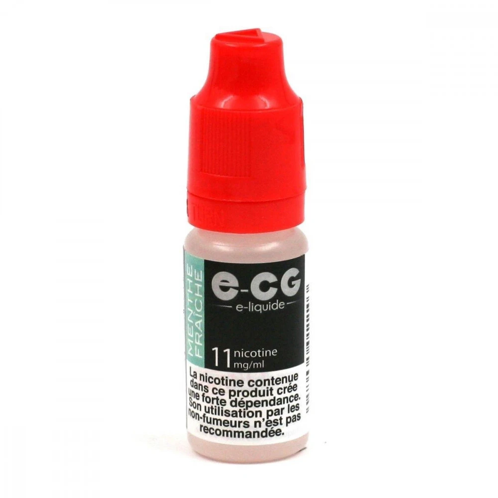Lot De 5 Flacons E-CG - Menthe Fraîche 11 Mg/ml 6 Lot De 5 Flacons E-CG - Menthe Fraîche 11 Mg/ml – Image 4