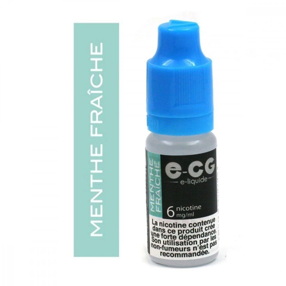 Lot De 5 Flacons E-CG - Menthe Fraîche 6 Mg/ml 5 Lot De 5 Flacons E-CG - Menthe Fraîche 6 Mg/ml – Image 3