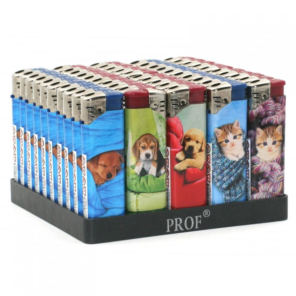 Lot De 50 Briquets Electronique - Chiots & Chatons 5 Lot De 50 Briquets Electronique - Chiots & Chatons – Image 3