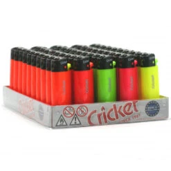 Lot De 50 Briquets Mini Cricket Fluo