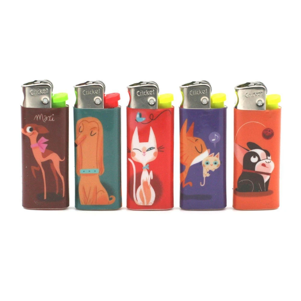 Lot De 50 Briquets Mini Cricket Motif – Animaux 4 Lot De 50 Briquets Mini Cricket Motif – Animaux – Image 2