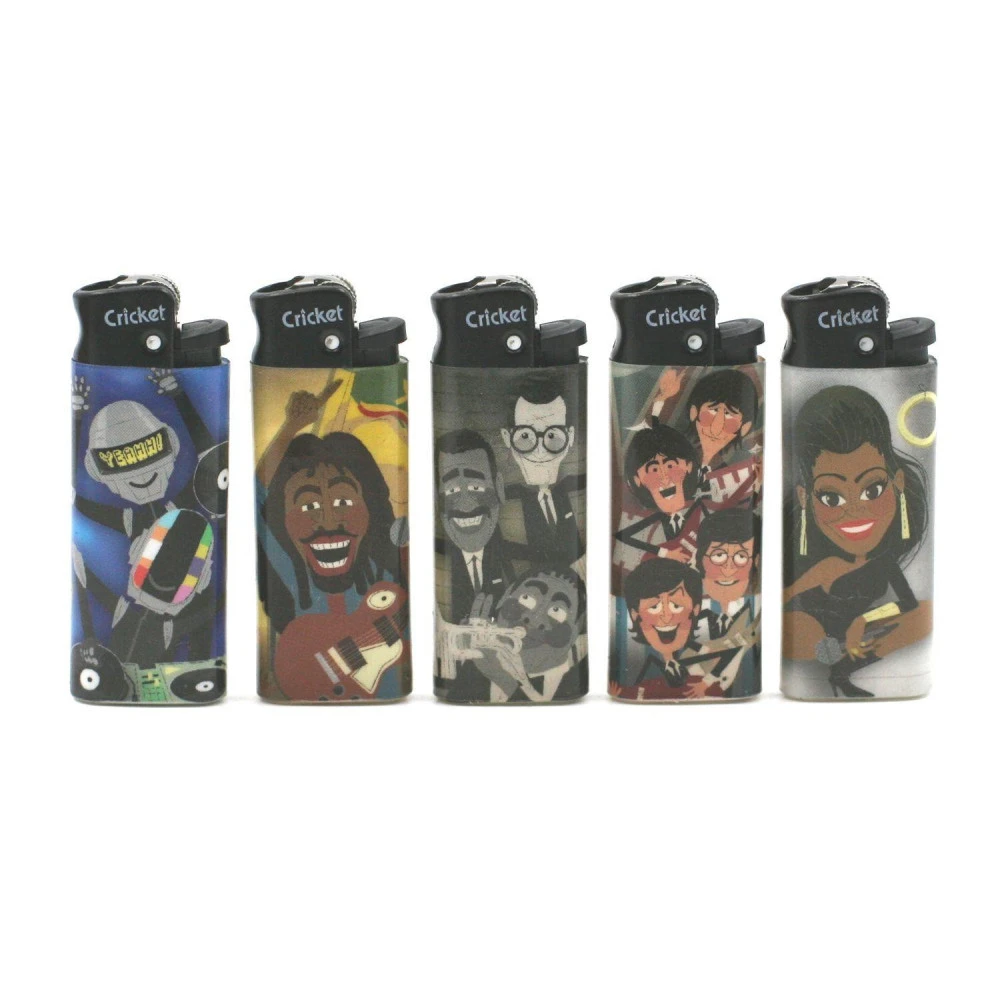 Lot De 50 Briquets Mini Cricket Motif – Disco 4 Lot De 50 Briquets Mini Cricket Motif – Disco – Image 2