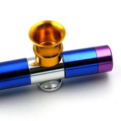 Pipe En Métal Amovible + Screens -Fumeurs Fournitures Magasin pipe en metal amovible screens 2