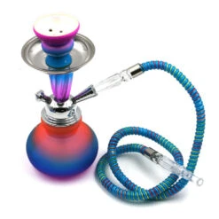 Atomic Shisha Rainbow - Bleu -Fumeurs Fournitures Magasin shisha rainbow bleu 2