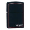 Zippo 218ZB Matte Black Red 60001437 2 Zippo 218ZB Matte Black Red 60001437 -Fumeurs Fournitures Magasin zippo 218zb matte black red 60001437
