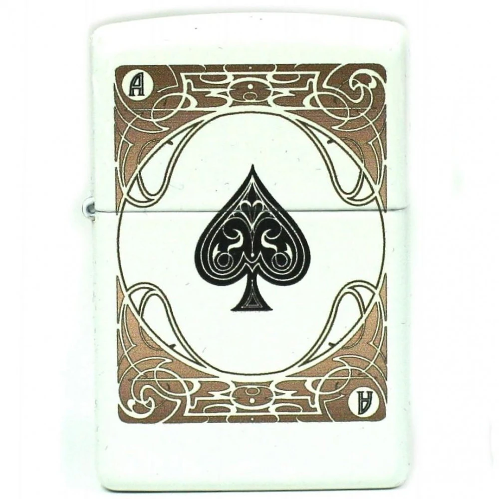 Zippo Blanc - As De Pique 6 Zippo Blanc - As De Pique – Image 4