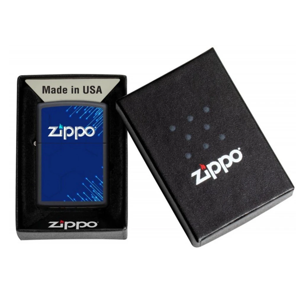 Zippo Design Blue Circuit Board 60005304 4 Zippo Design Blue Circuit Board 60005304 – Image 2
